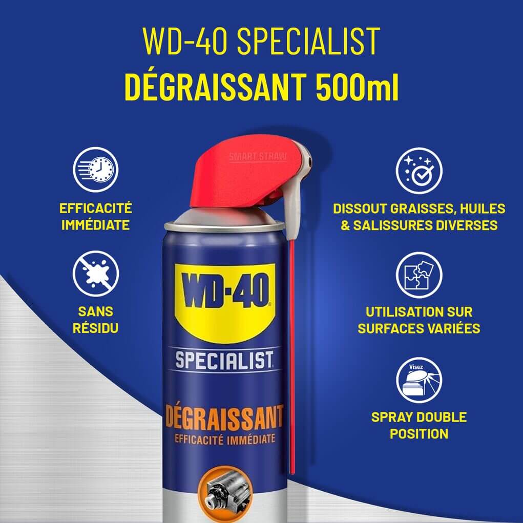 dégraissant wd 40 specialist 500 ml key features